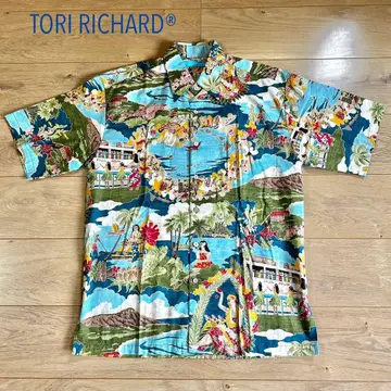 [ 새상품급 ] TORI RICHARD 알로하 셔츠 XS