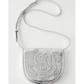 Disney MOUSSY 콜라보 미키 숄더백 실버