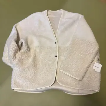FENNEL 리버서블 보아 자켓 아이보리 ivory