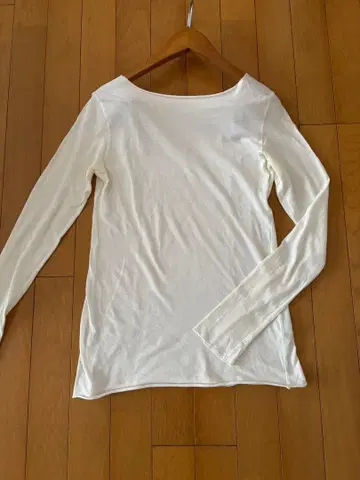 evam eva 오가닉 코튼 T셔츠 아이보리