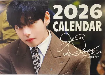 BTS V 2026년 달력 Ver.2