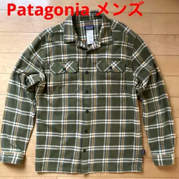 patagonia 오가닉 코튼 플란넬 셔츠 체크 M 사이즈