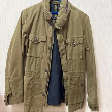 라이트온 남성용 밀리터리 자켓 사이즈 M 카키