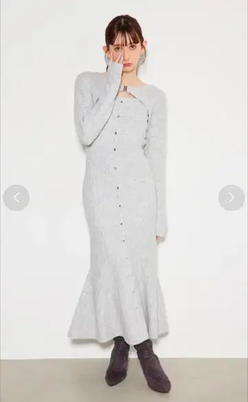 rienda many WAY 가디건 세트 니트 원피스 완판템