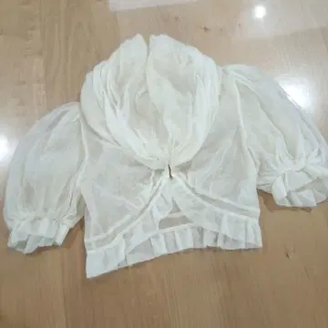 코투 cotoo 모헤어 실크 볼레로 포멀 화이트