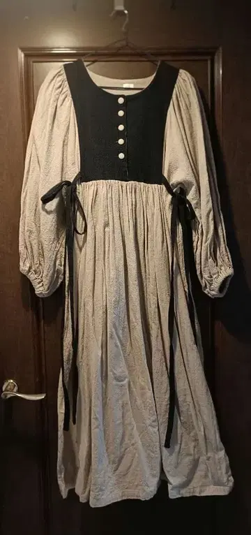 핸드메이드 원피스  면린넨 린넨 코튼 린넨 작가