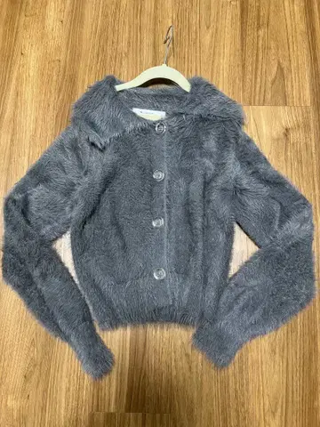 MOUSSY 그레이 니트 퍼 마우지 새상품급