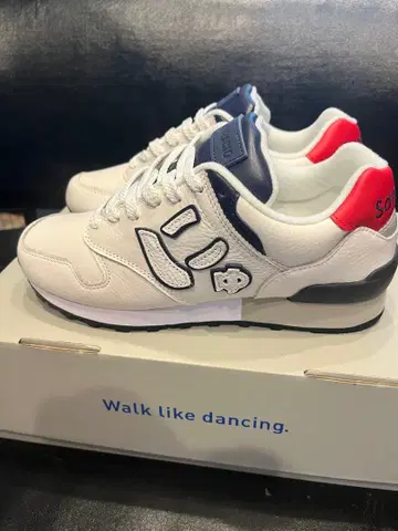 SANGACIO 화이트 스니커즈 트리콜로르 스니커즈