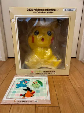 포켓몬 제일복권 라스트원상 미니 트레이 포함 피카츄 소프트 비닐 피규어