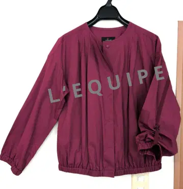 (주) 비기의 L'EQUIPE 버건디 점퍼 미사용 새상품!