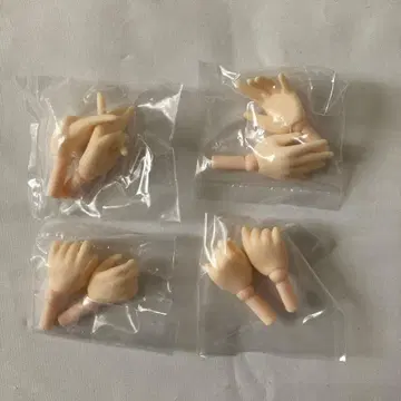 아존 에모션 바디 화이트 스킨 핸드 파츠 4종 세트