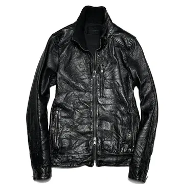 정가 18만 junhashimoto 카프 가죽 이너 라이더스 2 블랙