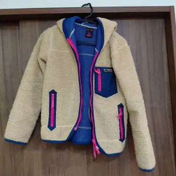 X-GIRL 플리스 자켓 베이지