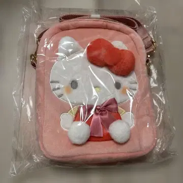 헬로키티 봉제 인형 백 핑크