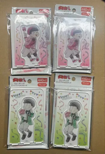 오소마츠 6쌍둥이 100엔샵 콜라보 빅 아크릴 스탠드