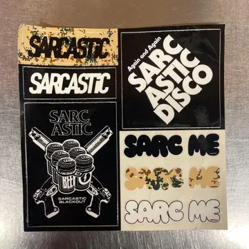 SARCASTIC 스티커 우라하라 노무라 쿤이치 RUB N TUG