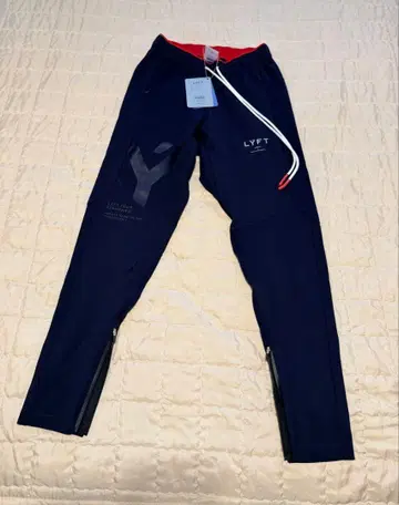 LYFT 조거 팬츠 네이비 사이드 지퍼