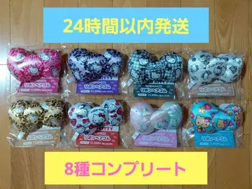 24시간 이내 발송 훼미리마트 한정판 헬로키티 리본 머리끈 8개