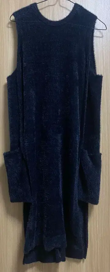 THOMAS MAGPIE 니트 롱 베스트