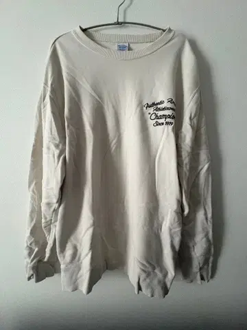 Champion 로고 포함 트레이닝복 XL 베이지