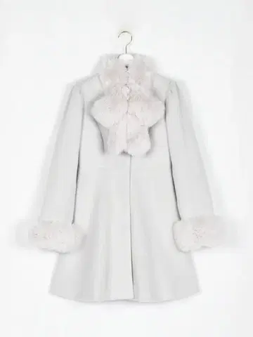 evelyn 리본 티펫 코트