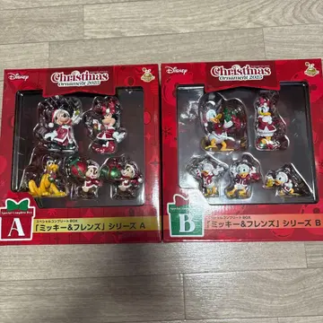 Disney 크리스마스 오너먼트 2025 A&B 세트