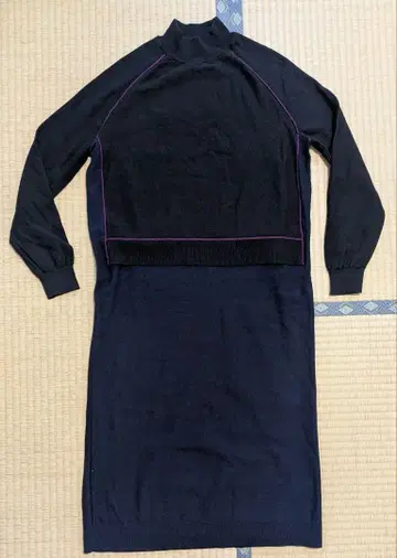 [ 새상품급 ] 폴스미스 롱 니트 원피스 M