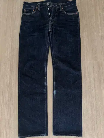 IRON HEART 21oz 셀비지 데님 슬림 스트레이트 666S