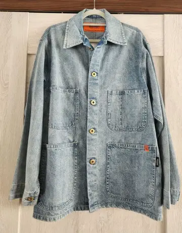 UNIVERSAL OVERALL 라이트 블루 데님 자켓 XS