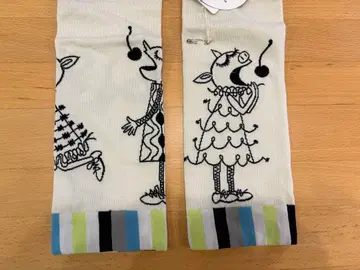 올레볼레 브라 알베로베로 새상품 화이트 베이스에 즐거운 패턴