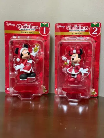 Disney 크리스마스 오너먼트 2025 미키마우스 & 미니 마우스