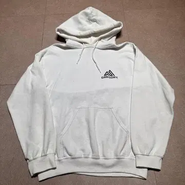 Gregory 후드티 풀오버 맨투맨 화이트 S