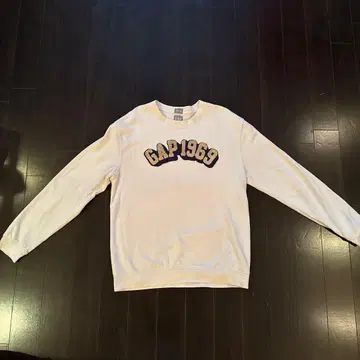 GAP 1969 화이트 맨투맨 남성용 S