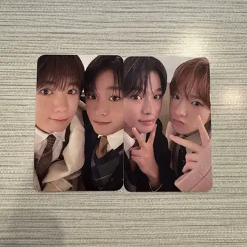 NCT WISH WISHLIST 예약 혜택 트레이딩 카드 케미 리쿠 세트