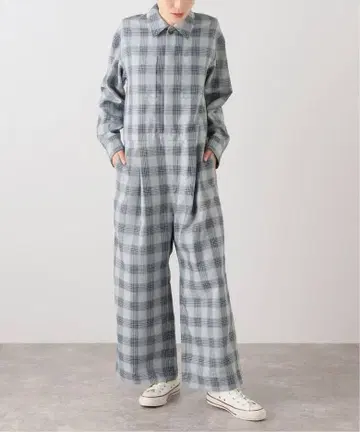 spick and Span 드라이 체크 점프 수트