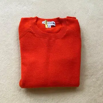 UNIQLO 이네스 드 라 프레상쥬 오렌지 스웨터 M