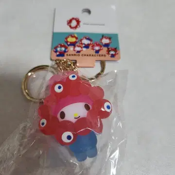 마이멜로디 산리오 미야쿠미야쿠 클리어 컬러 마스코트 키링