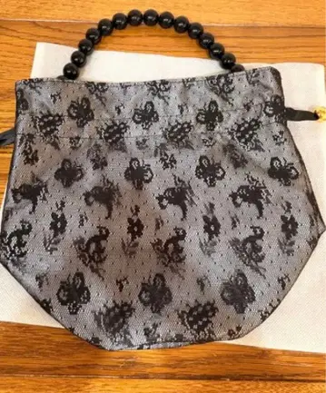 페이러 복조리 백 하이디 레이스 블랙