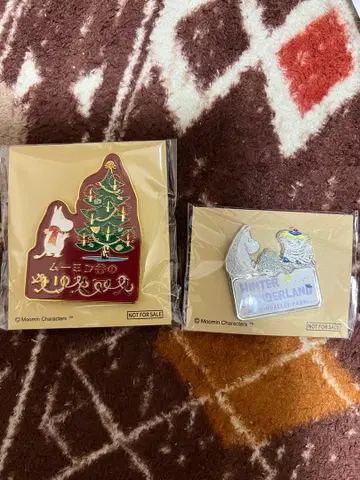 무민 핀 배지 크리스마스 윈터