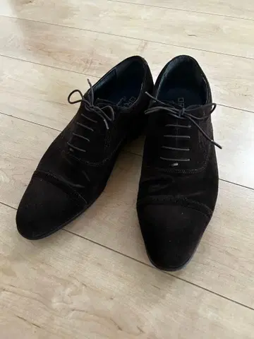 ORHICA 오리히카 브라운 스웨이드 드레스 신발 26.0