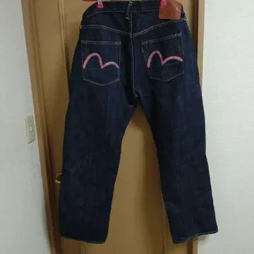 EVISU No.2 트레이트 데님 36x32