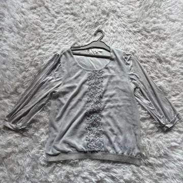 kumikyoku 여성용 7부 소매 블라우스 M 면 코튼 온워드 카시야마