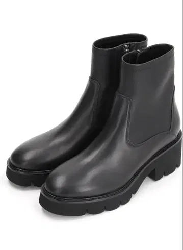 매킨토시 필로소피 부츠 통굽 스트레치 숏부츠