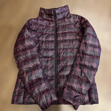 UNIQLO 체크 무늬 다운 자켓 M