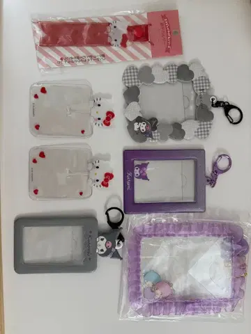 산리오 트레이딩 카드 홀더 케이스 헬로키티 쿠로미