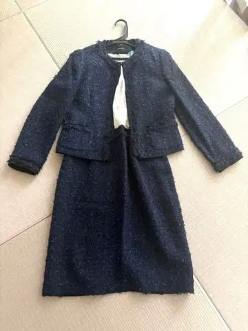 INED 트위드 자켓&원피스 세트