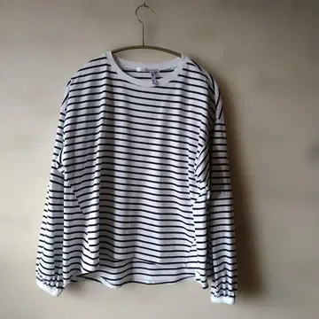 블랑 벤트 스트라이프 긴팔 티셔츠