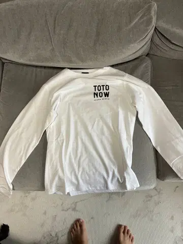 TOTO NOW 오리지널 롱 티 / 화이트