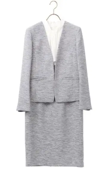 앵커우먼 원피스 수트 트위드 세레모니 퍼슨즈