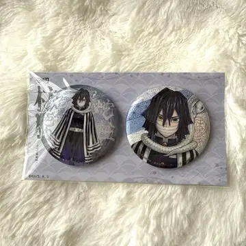 귀멸의 칼날 기둥전 키 비주얼 글리터 캔뱃지 이쿠로 오바나이